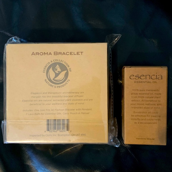 Esencia Tiger Eye Aroma Bracelet + Essential Oil - Picture 2 of 2